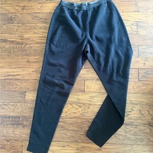 Black fleece pants by REI  men’s size large